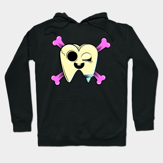 Pirate Tooth Hoodie by ORTEZ.E@GMAIL.COM